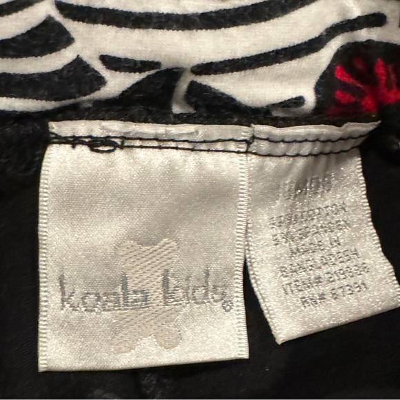 KOALA KIDS BOHO SKIRT TODDLER BABY GIRL 18 Mo Months Black Red White Flowers - Picture 5 of 5